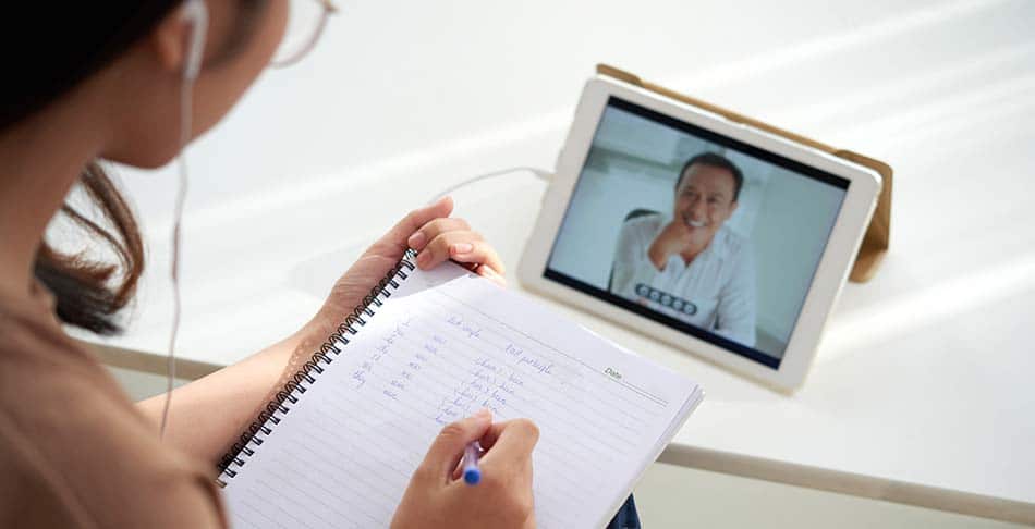 Impartir clases online mediante VCR videoconferencia online